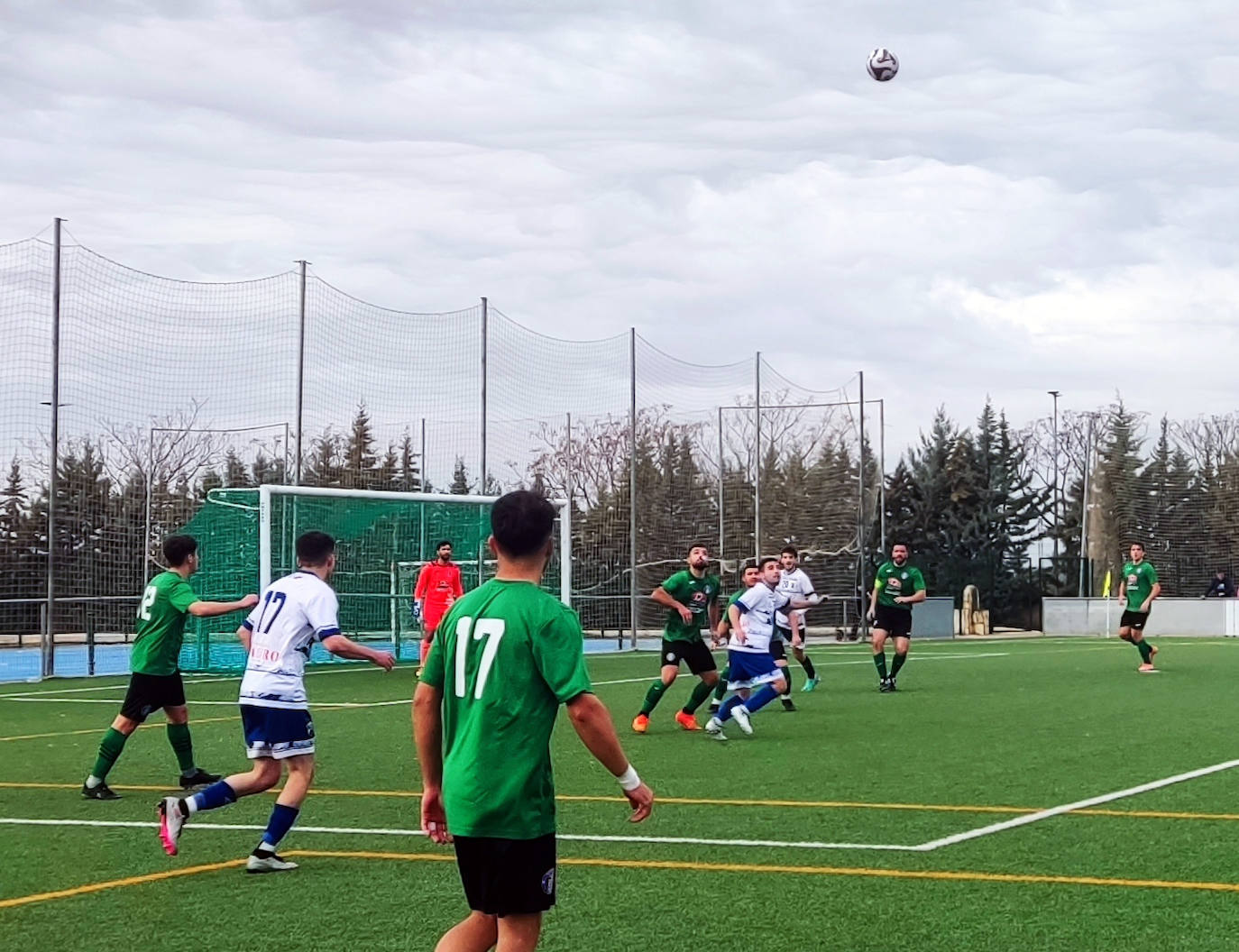 Ataque del CD Zarceño sobre la portería rival