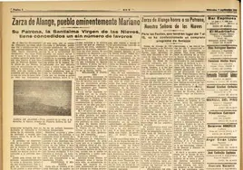 Publicación del Diario HOY (7 de septiembre de 1949)