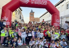 El atletismo infantil de La Zarza tiene futuro