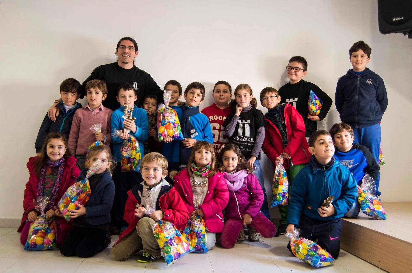 Los participantes en categoría mini y benjamín