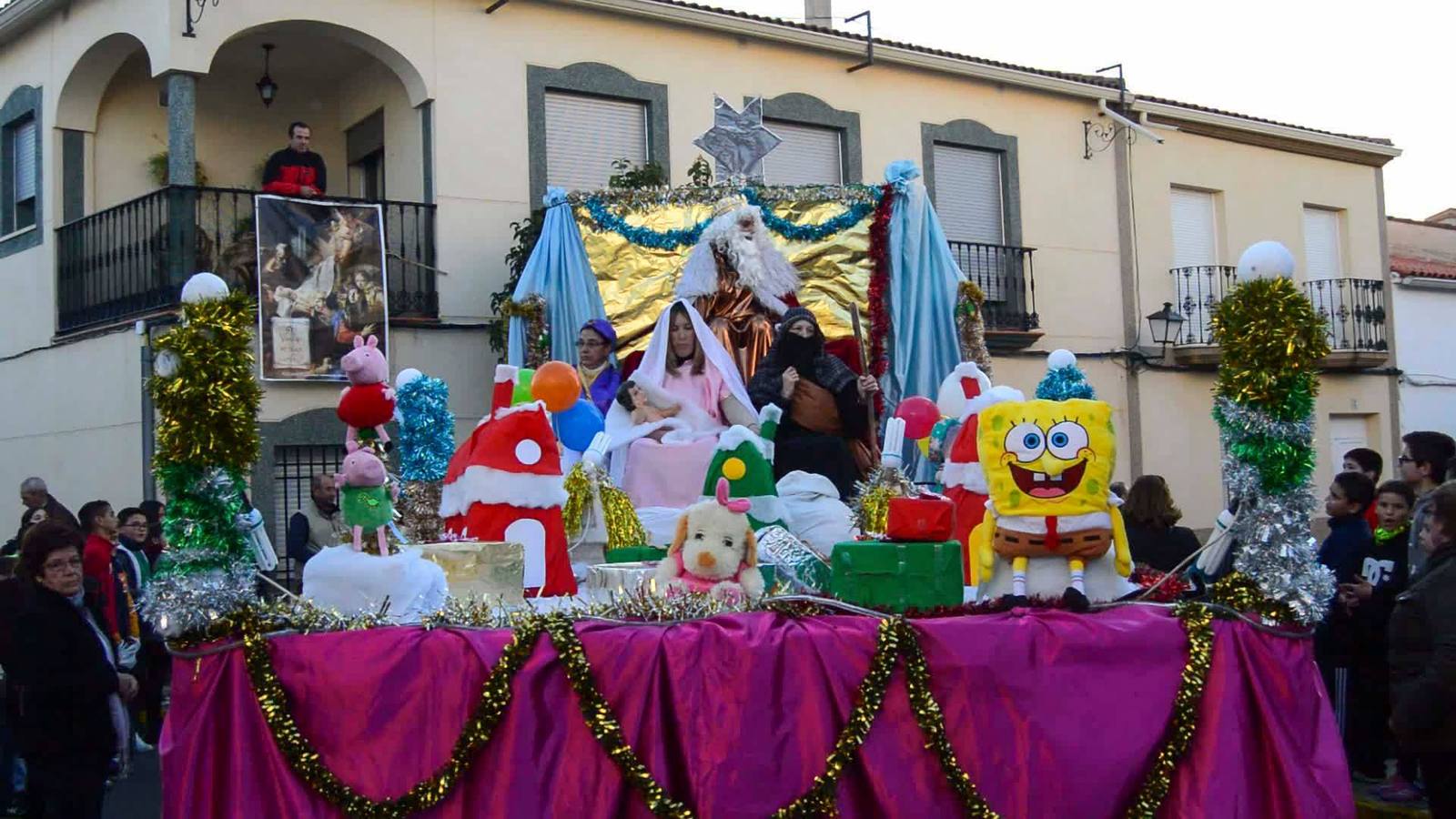 Carroza participante en el desfile del año pasado