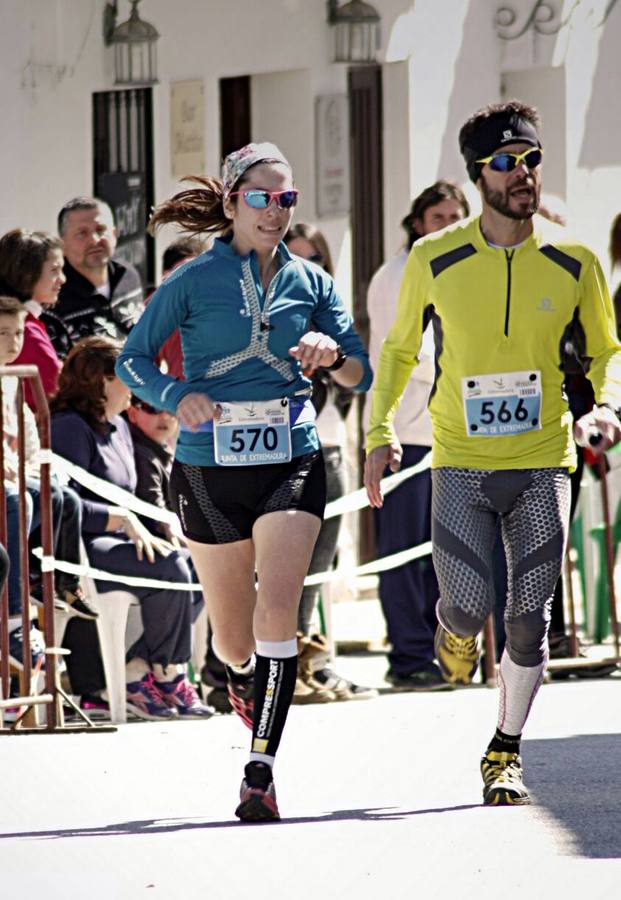 Noelia Romero, durante la carrera