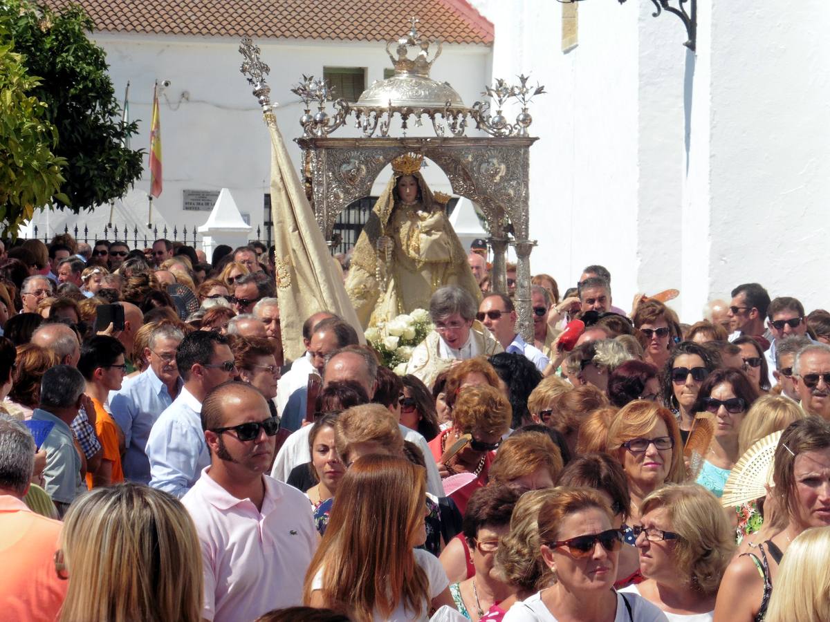 Procesión de la Virgen en la Ermita