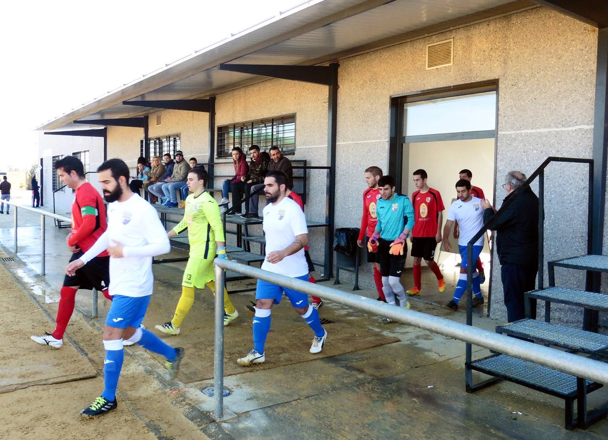 Salida de los jugadores al campo