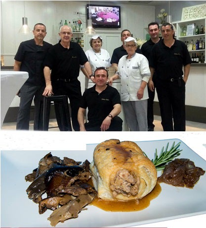 Empleados de Salones Selene y tapa ganadora
