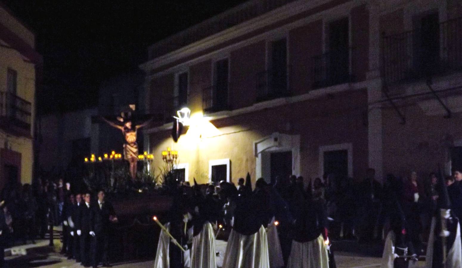 La procesión, el año pasado, por la Plaza del Ayuntamiento