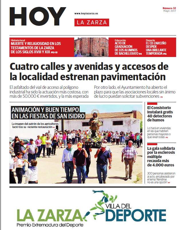 Este viernes sale el periódico de mayo