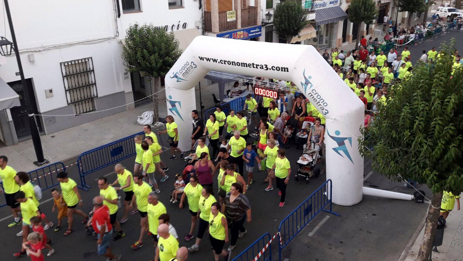 Salida de la marcha solidaria