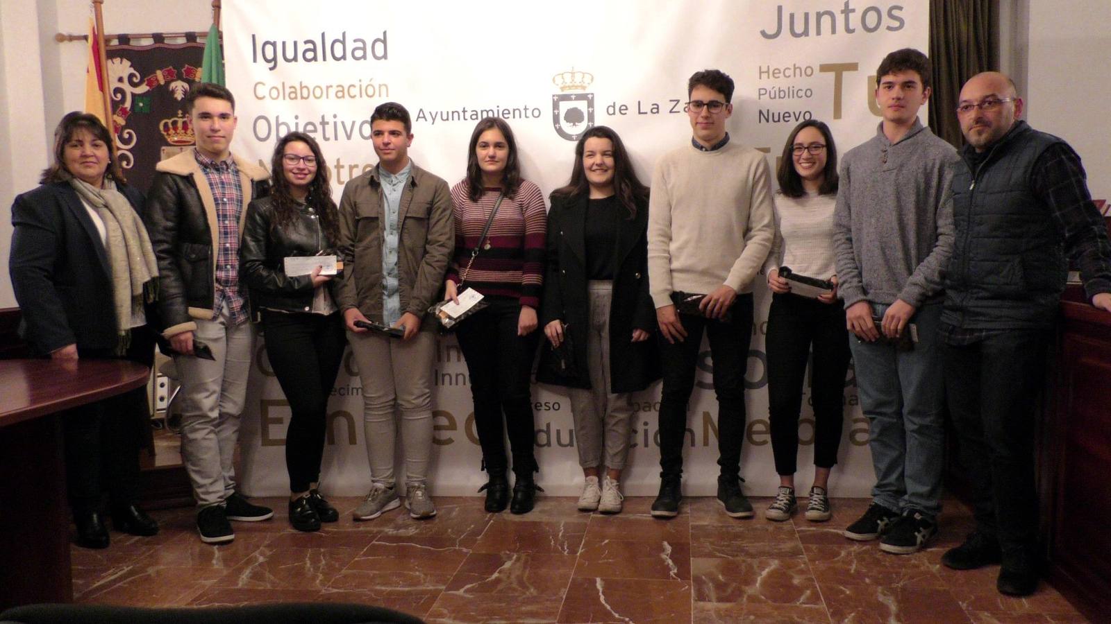 Imagen de los alumnos premiados
