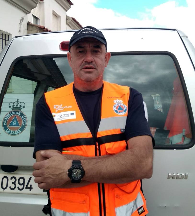 Manuel Martínez Rincón, jefe de la Agrupación Local de Protección Civil