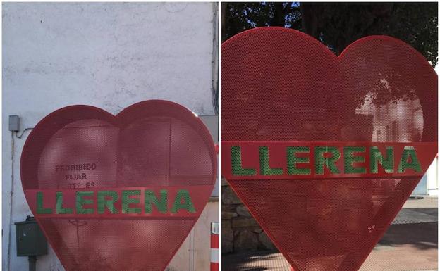 Corazones solidarios para Llerena