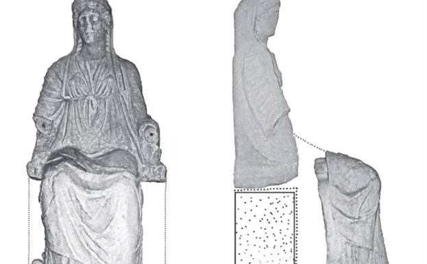 Galería. Imagen del estudio realizado sobre la parte inferior