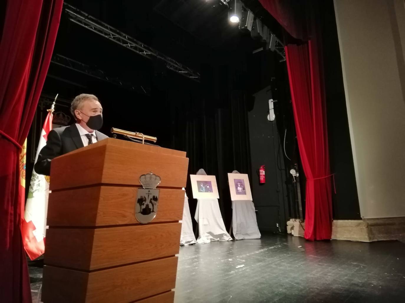 Manuel Pamo durante su discurso 