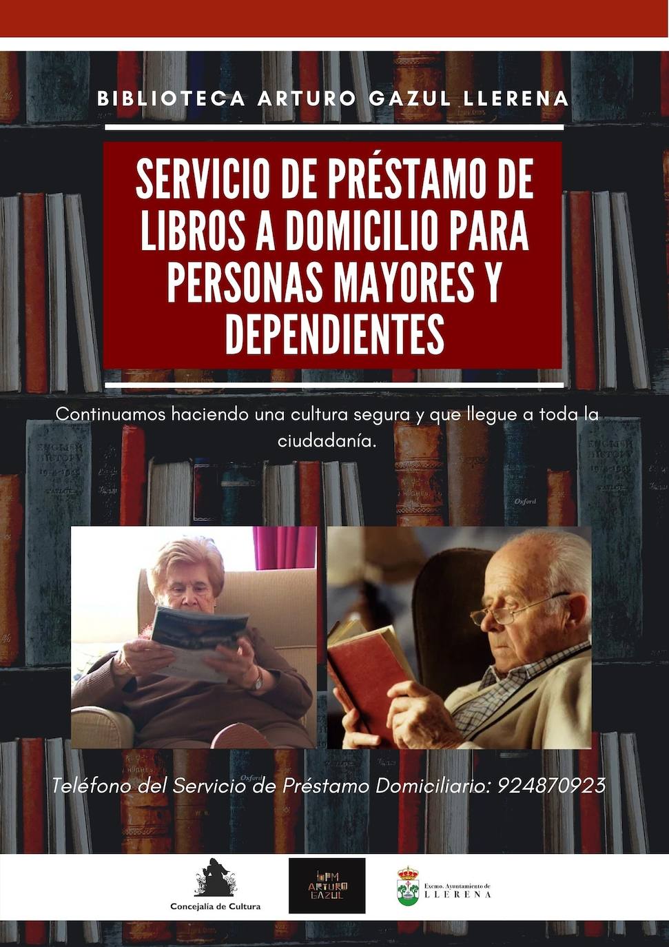 La Biblioteca inicia el servicio de préstamo de libros a domicilio para mayores y dependientes