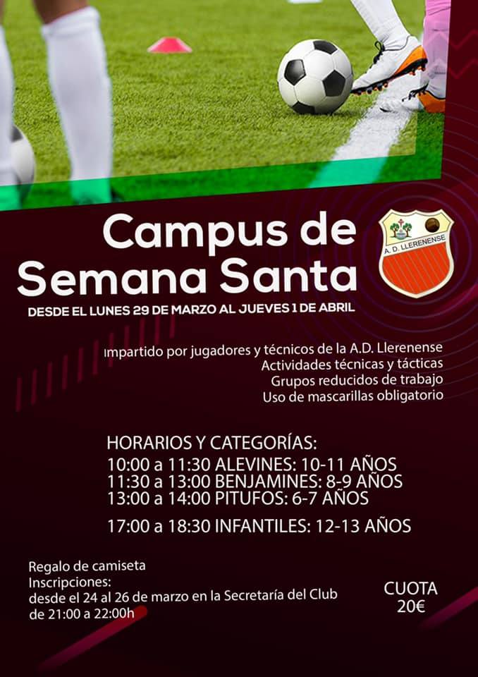 Campus de Semana Santa de fútbol