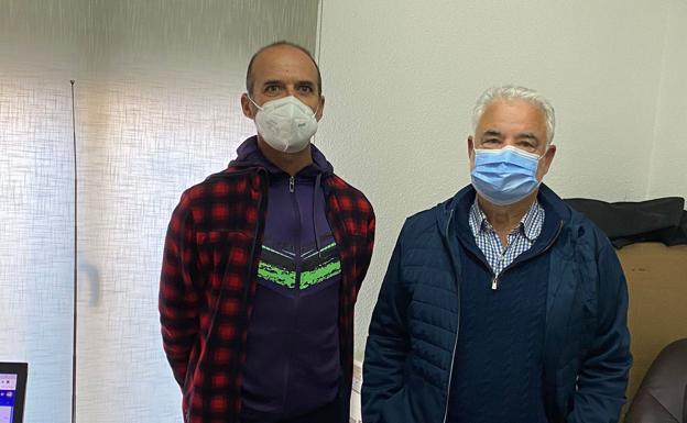 Antonio Iñesta y Javier Nieto, portavoces de la plataforma.