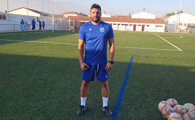 Luismi Álvarez en el primer entrenamiento de la temporada 2022/2023.
