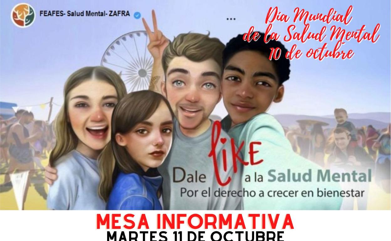 El hospital contará este martes con una mesa informativa sobre la salud mental