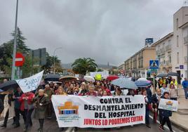 Marcha por el hospital celebrada el pasado noviembre.