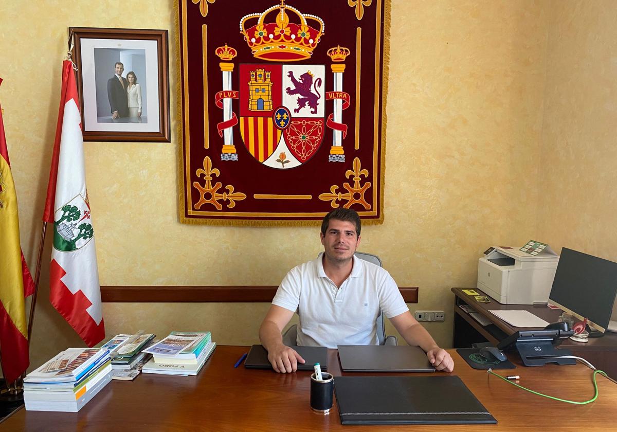 Daniel Lara, en el despacho de Alcaldía este lunes.