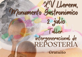 'Llerena, Monumento Gastronómico' cuenta con un taller intergeneracional de repostería