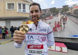Álvaro Martín, oro en 35 km.