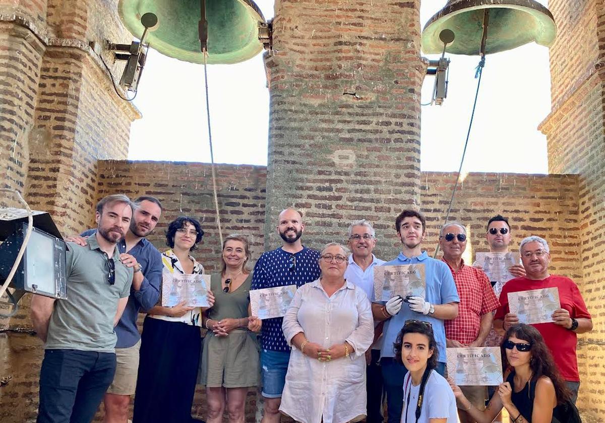 El Ayuntamiento entregó los certificados del primer Taller de Toque Manual de Campanas