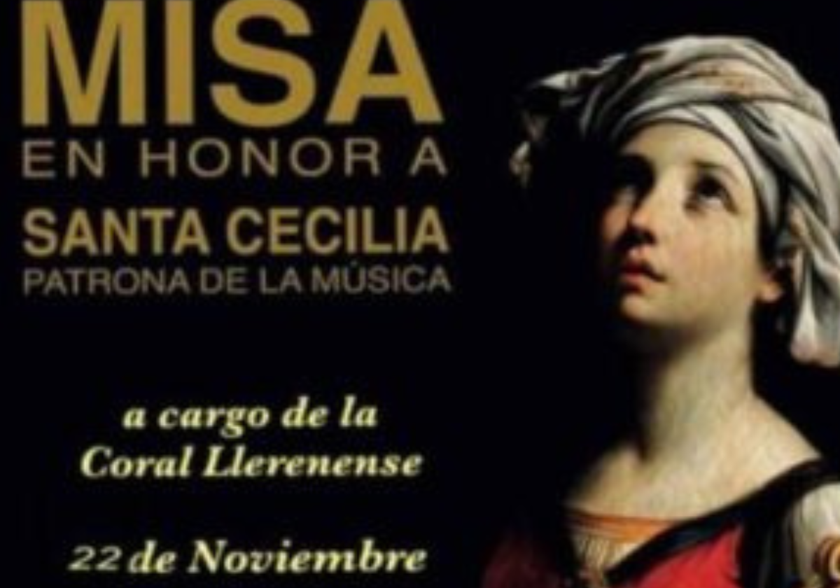 Este miércoles, misa en honor a Santa Cecilia con la Coral Llerenense