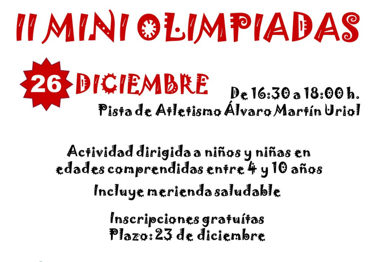 Las segundas Miniolimpiadas se celebran el 26 de diciembre