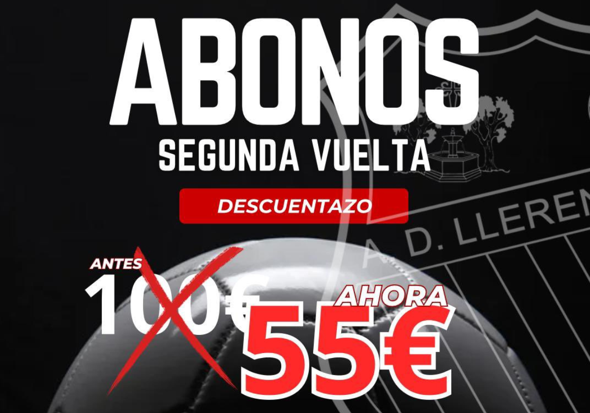 El Llerenense saca los abonos generales de la segunda vuelta a 55 euros