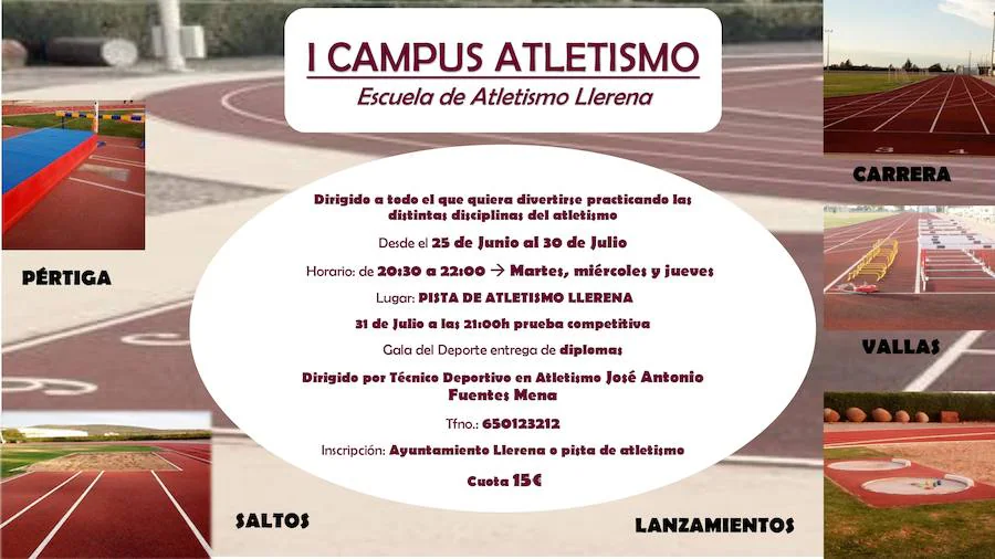 I Campus de Atletismo en Llerena