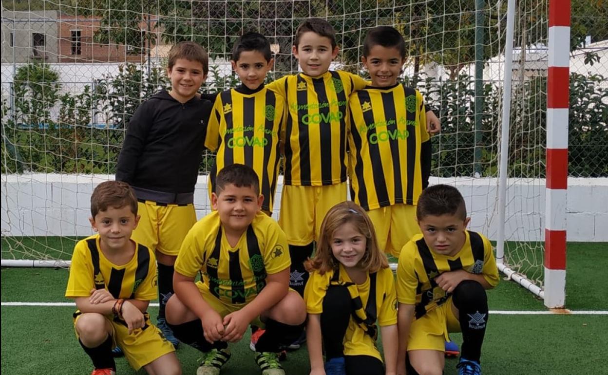 Uno de los equipos que presentó el Obis C.F. 