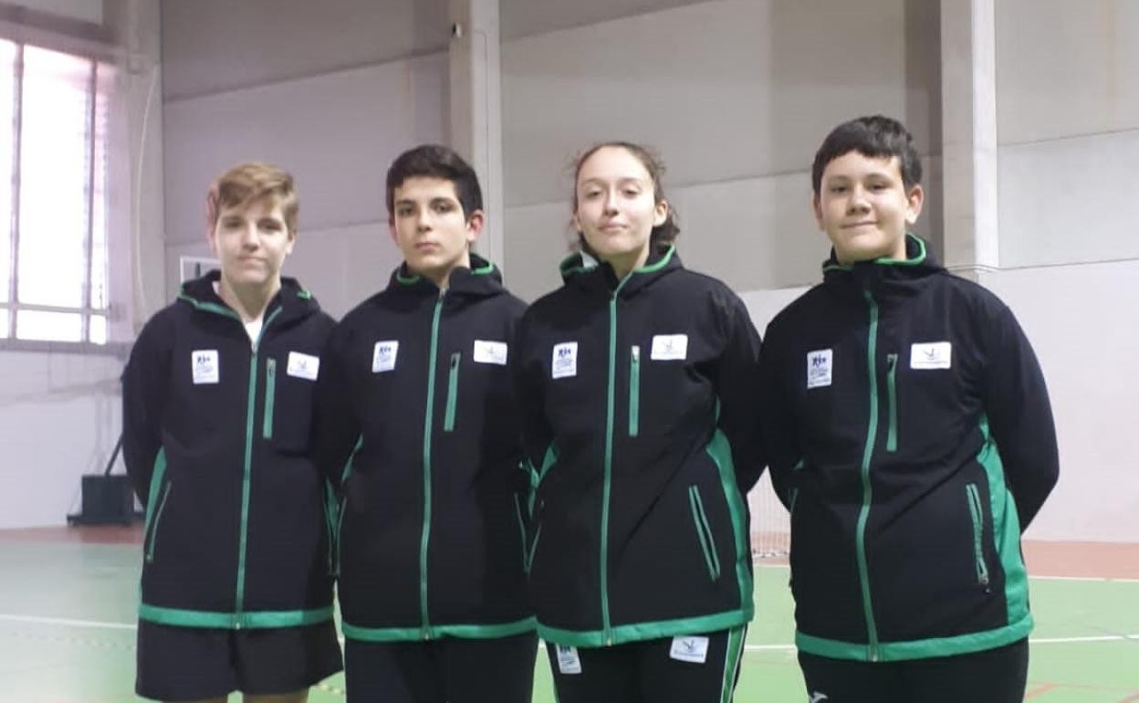 Gonzalo, Daniel, Miriam y Pablo Gándara se unirán el próximo día 2 de enero a la expedición extremeña para el Campeonato de España de selecciones autonómicas que se disputa en Santander.