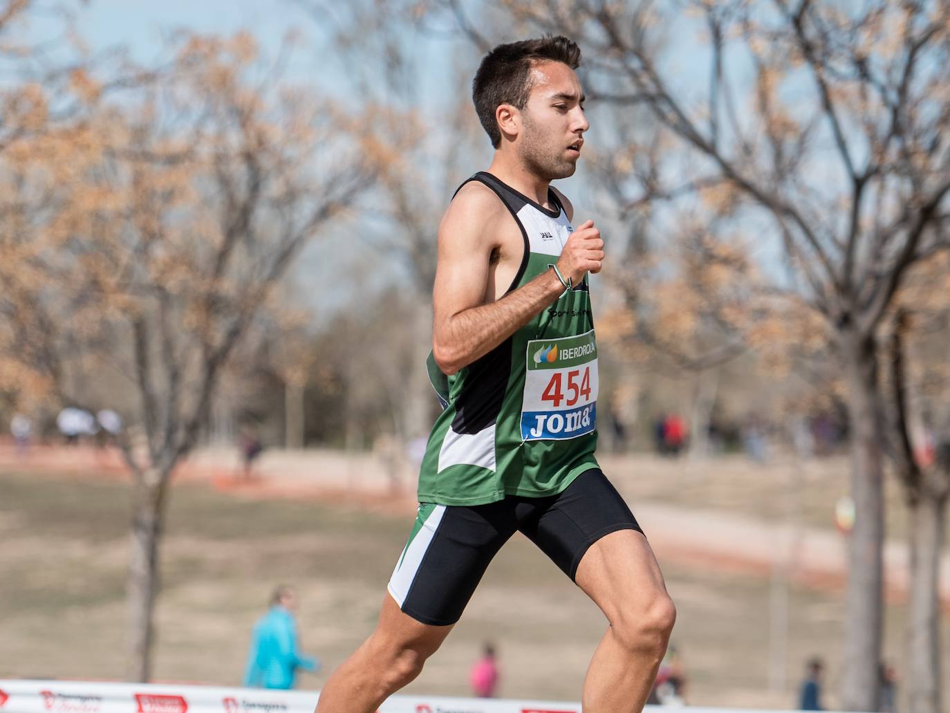En una de sus carreras carreras más competitivas acabó séptimo en un cmapeonato de España de Cross 
