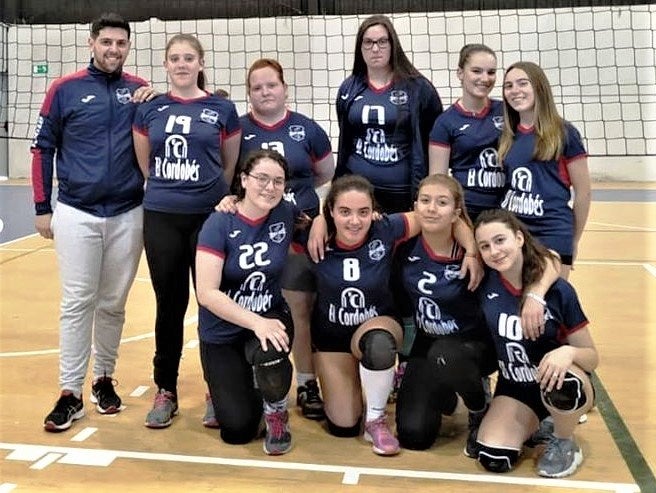 Las chicas del cadete femenino entrenadas por Fran 