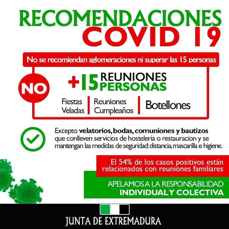CARTEL DE RECOMENDACIONES 