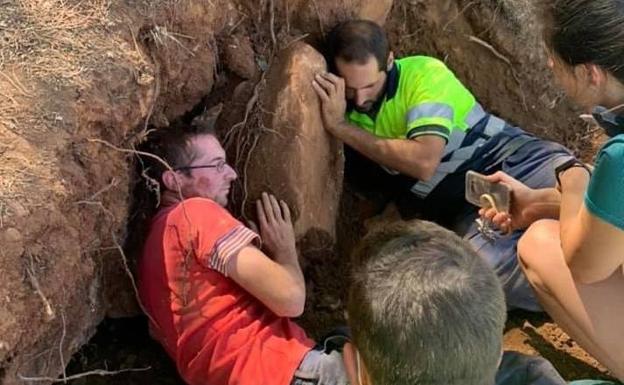 El rescate no fue fácil 