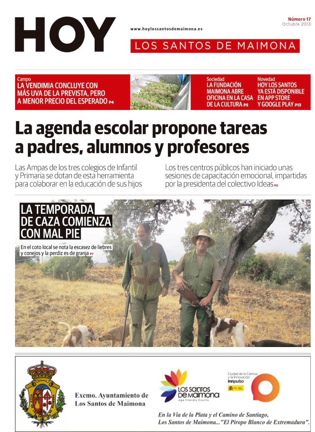 Fotos: Los Santos de Maimona, portada a portada