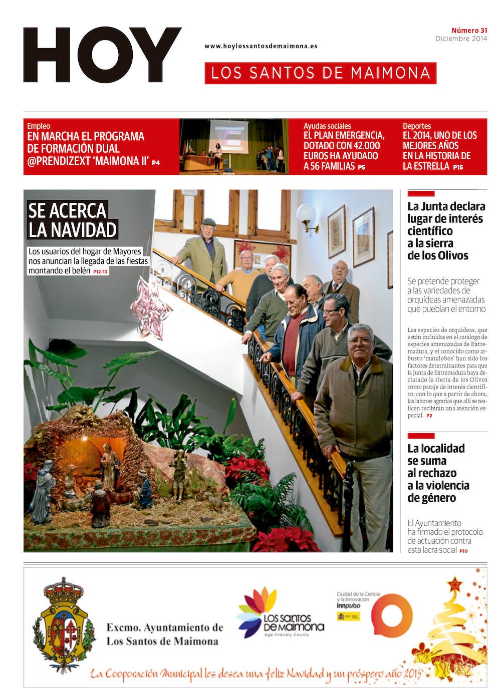 Fotos: Los Santos de Maimona, portada a portada