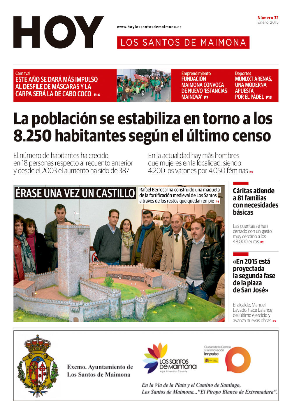 Fotos: Los Santos de Maimona, portada a portada
