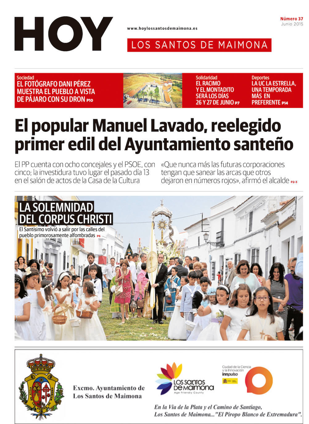 Fotos: Los Santos de Maimona, portada a portada