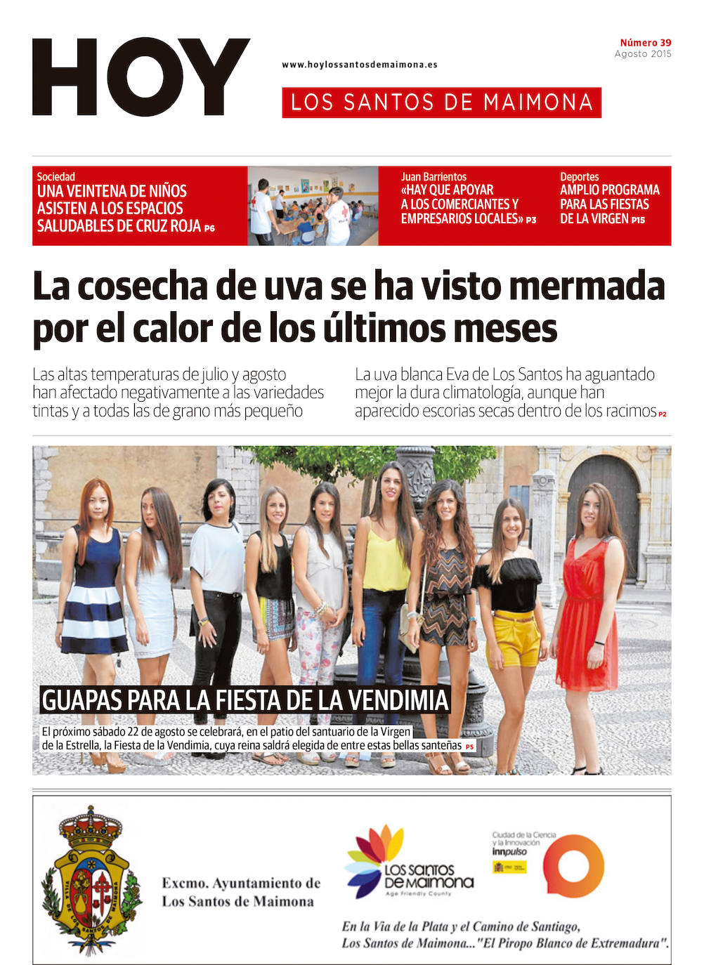 Fotos: Los Santos de Maimona, portada a portada