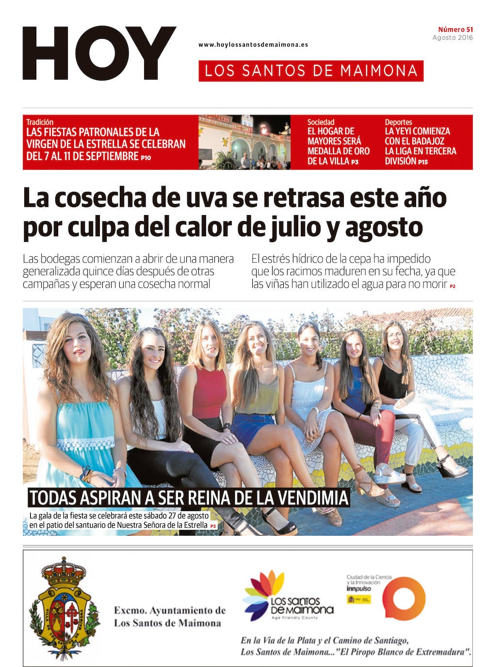 Fotos: Los Santos de Maimona, portada a portada