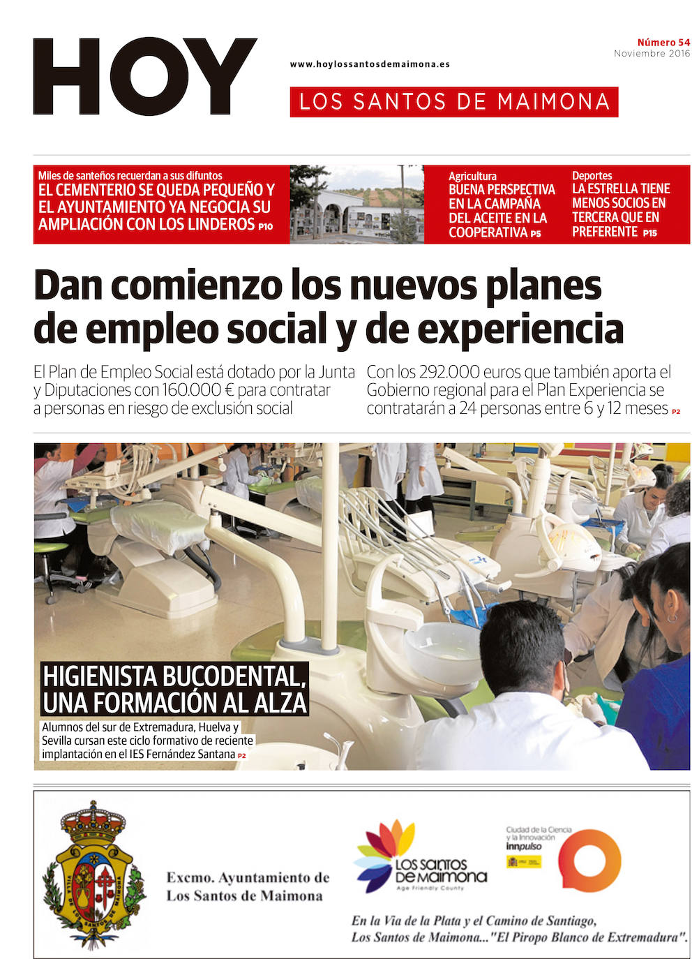 Fotos: Los Santos de Maimona, portada a portada