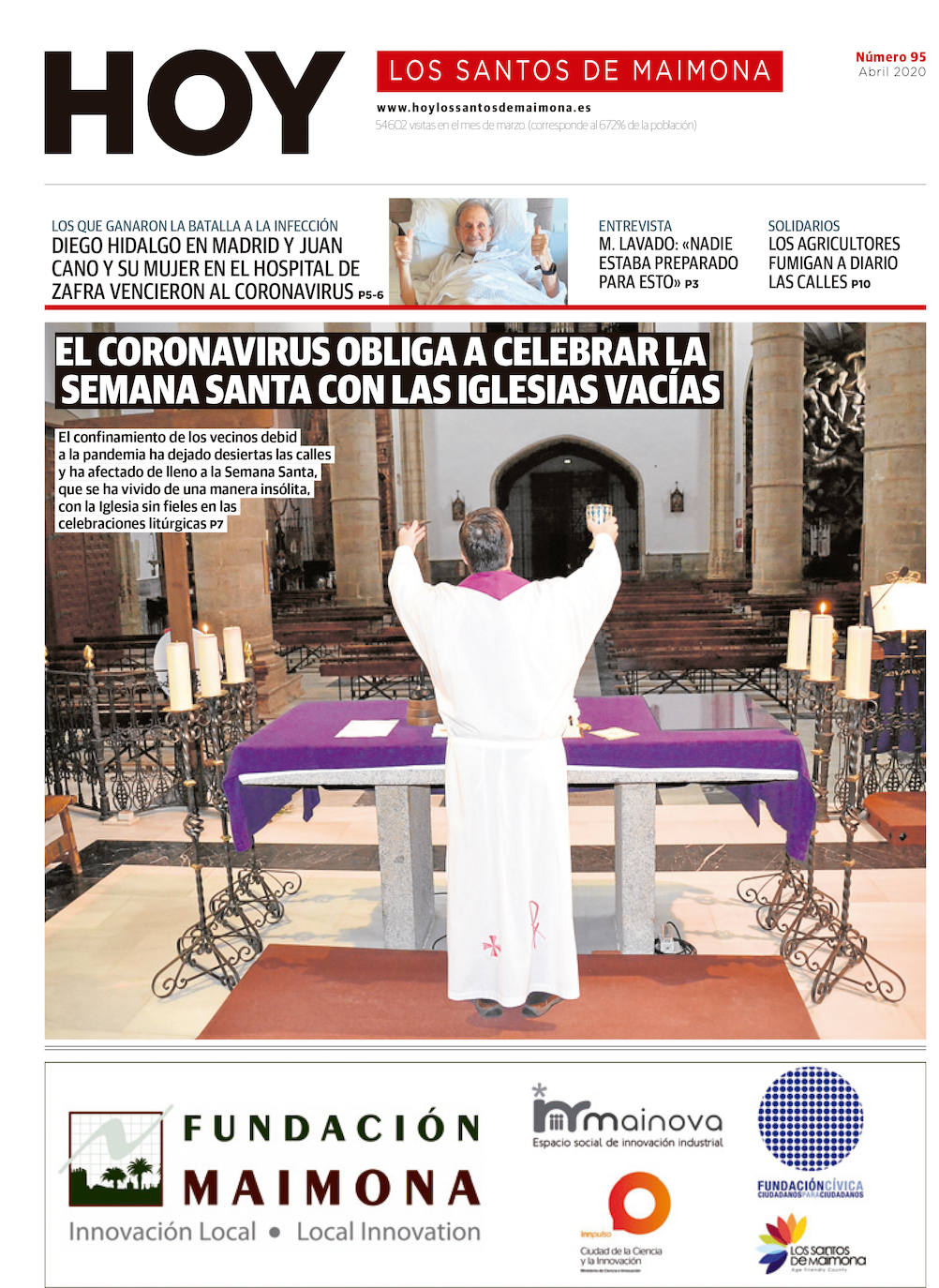 Fotos: Los Santos de Maimona, portada a portada
