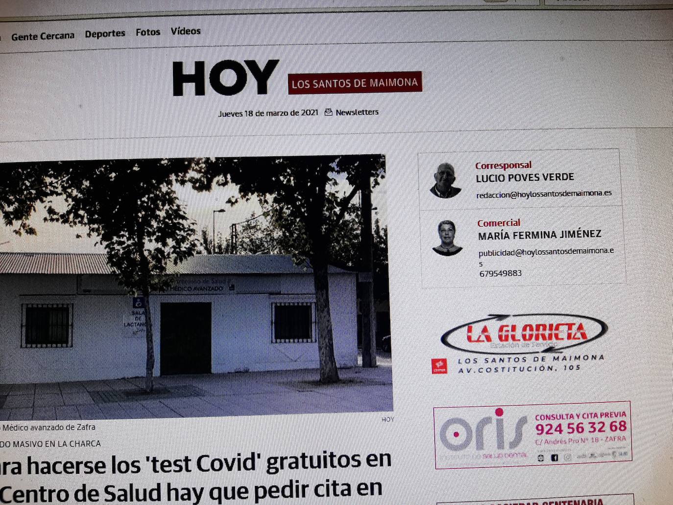 Portada Hoy Los Santos 