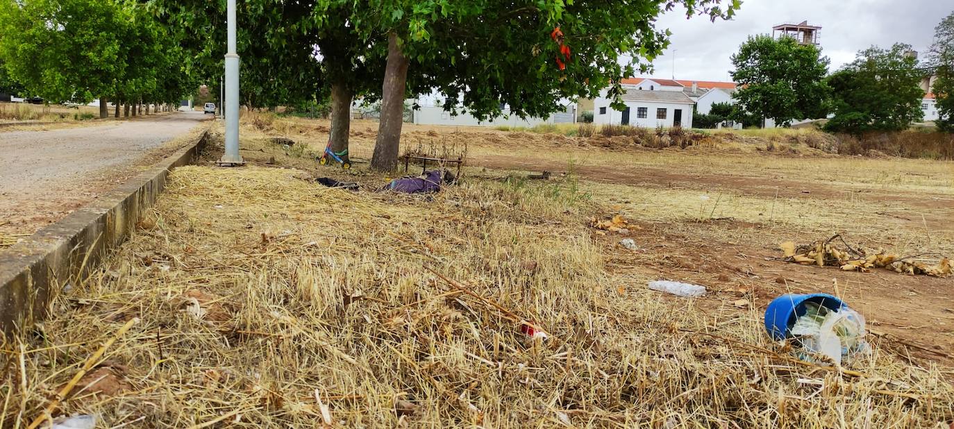 Lugar donde se asentaba el campamento