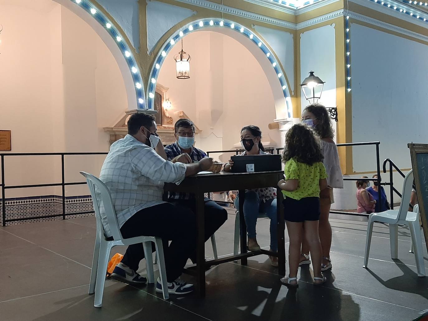 El sorteo mútiple se hizo en el Patio del Santuario 