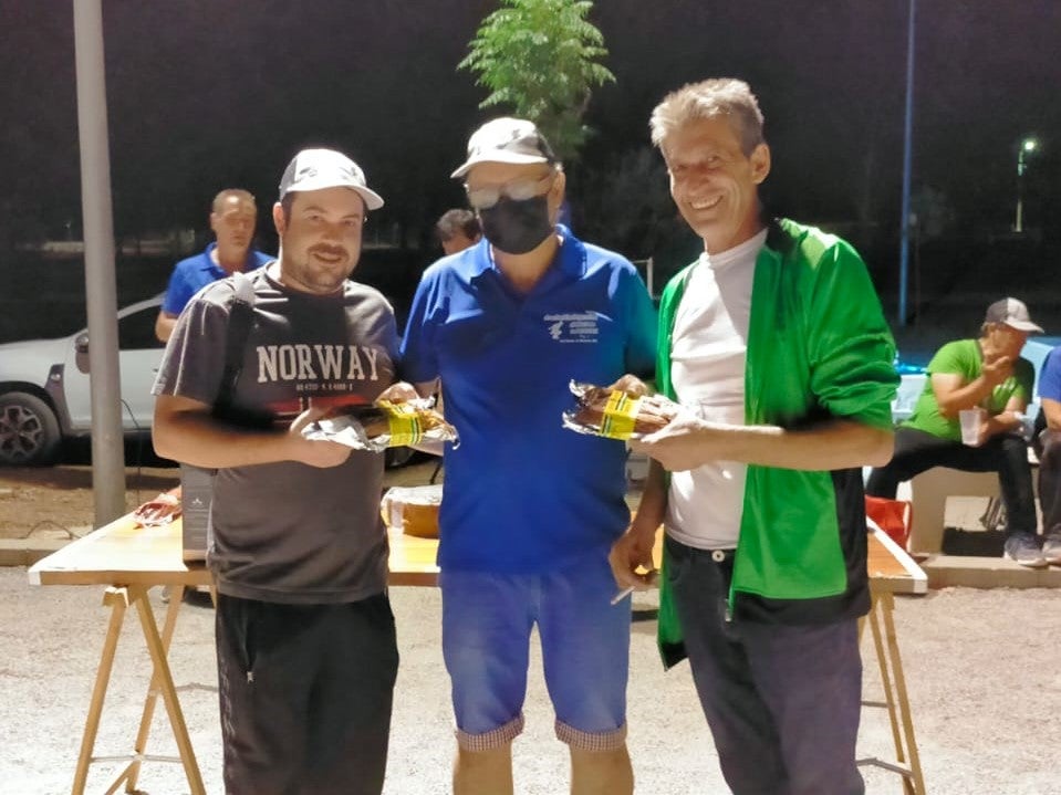 Campeones de consolación Jony y Luis. 
