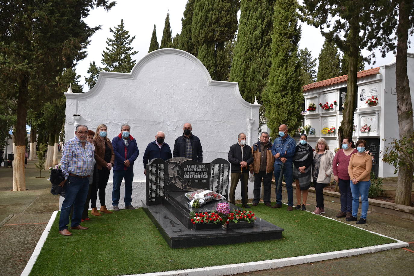 Algunos de los asistentes al acto 